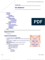 Examination of The Abdomen