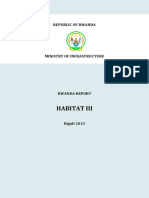 Rwanda Habitat Iii Report - 17.12.15