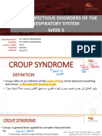 Acute Infectious Disorders Respiratory Sysytem Week5