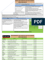 Que Hacer en Caso de Accidente Talac