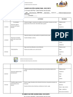 Planificcion Quincenal CEIP 27 de Noviembre II Nivel