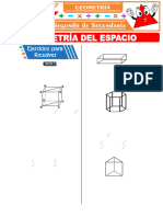 Geometria Del Espacio para Segundo Grado de Secundaria