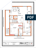 First Floor Architectural Plan: Mr. Kande Shyam Garu Balaji Complex. Nandyal, Ap