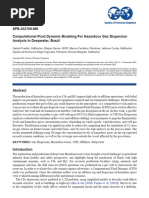 Computational Fluid Dynamic Modeling For Hazardous Gas Dispersion Analysis in Deepwater, Brazil