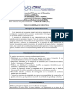 1 Sinóptico. Trigonometría y Su Didáctica.