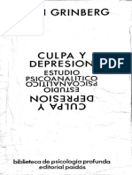 Culpa y Depresión: Estudio Psicoanalítico - Leon Grinberg