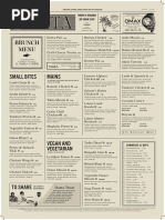 Daata Blackrock Dinner Menu