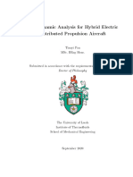 Aerodynamics Analysis For Hybrid Aircrafts