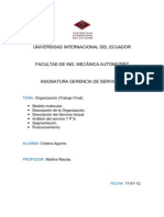 Trabajo Final Gerencia de Servicios (Organización)