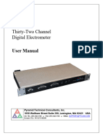 Thirty-Two Channel Digital Electrometer: User Manual