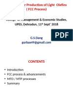 Process For Olefins Production For Olefin Production Sept 2018