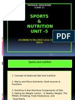 5-Sports and Nutrition-Unit 5 NOTES Classclass 12th Physical Education Test and Measurment Notes 12th - Physical Education