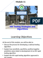 Module 12 - HIV Testing Strategies and Algorithm