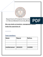 Dbe Case Study On Inventory Management System