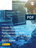 Grado Superior Desarrollo de Aplicaciones Web Full Stack