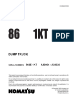 Komatsu 860E-1KT A30004-A30030 CEBM022008