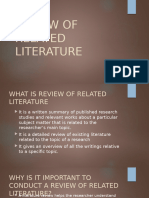 Review of Related Literature