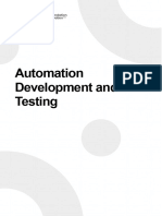 Automation Development and Testing - Best Practices