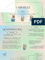 Presentation de Variables