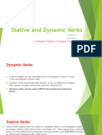 Stative and Dynamic Verbs