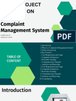 Complaint Management System