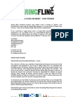 Spring Fling PR Brief - For Tender