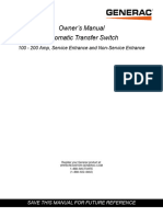 100 200a Automatic Transfer Switch Owners Manual