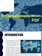 Internationalization in Terms of Physical Planning