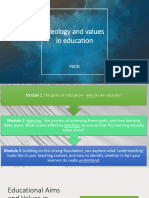 PGCEi - Values and Bottery