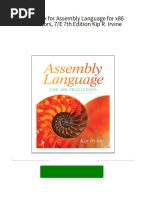 Test Bank For Assembly Language For x86 Processors, 7/E 7th Edition Kip R. Irvine Download PDF