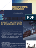 Mantenimiento Preventivo A Transformadores