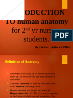 1.anatomy Introduction Nurses