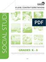 Grades K - 8: Grade Level Content Expectations