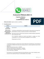 Contabilidad de Costos 2 - Ef