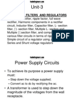 Unit-3::Half Wave Rectifier, Ripple Factor, Full Wave