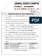 Sr. NEET - LT & XII - CPT - 2 (04.07.2020) (XI SYLLABUS)