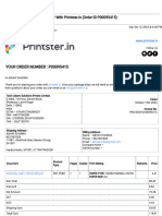 Printster Invoice 