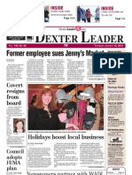 Dexter Leader Front Page Jan. 12, 2012