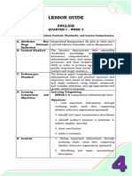 Lesson Guide Grade 4 English Quarter 1 Week 2