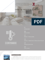 Normativa Em.110 y Zona Bioclimática