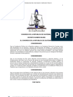 Ley de Probidad y Responsabilidad Del Funcionario y Empleado Público