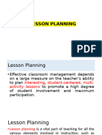 Lesson Planning