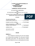 In The High Court of The United Republic of Tanzania Commercial Division at Dar Es Salaam Misc. Commercial Case No.28 of 2022