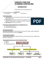 Chemistry Lesson Summary Chapter One