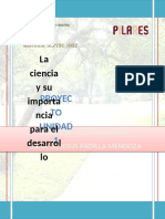 Padilla - Dalia - U1 - La Ciencia y Su Importancia para El Desarrollo