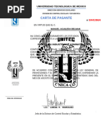 Carta Pasante Unitec