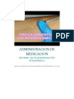 Administracion de Medicacion Intradermica