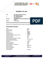 INFORME - TRANSF. TRIF. 280KVA - Agro