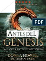 Antes Del Génesis (Howell y Horn, 2023)