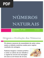 Números Naturais 5.º Ano - 2012